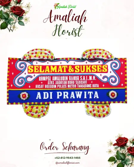 Papan Bunga Ucapan Selamat Wotbakah